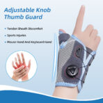 Adjustable Knob Wrist Brace with Spica Splint,Thumb Stabilizer Right Hand for Pain Relief,Thumb Support Brace for Arthritis, Tendonitis,Sports Injuries(JD202W) - Image 3