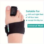Bunion Corrector for Men and Women Metatarsal Pad Big Toe Separator for Bunions and Hallux Valgus, Silicone, for overlapping toes, reducing friction（JD007T） - Image 7