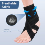Adjustable Ankle Support Drop Foot Brace for Achilles Tendonitis Relief（JD015A） - Image 3