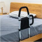 Bed Rails for Elderly Adults Safety,Bed Assist Rail for  with Dual Grab Handles for Easily Getting in & Out of Bed, Bed Rail with Storage Pocket, fits King, Queen, Full, Twin(JD102TB) - Image 4
