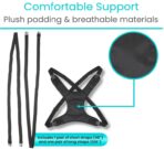 Adjustable Wheelchair Seat Belt for Adults,Wheelchair Chest Harness Safety Belt for Elderly and Disabled,Torso Support Vest Restraint Straps Prevent Sliding（JD106TB） - Image 5