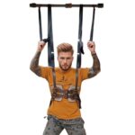 Lumbar Traction Rope,Spine Traction Stretch Belt for Care Waist Belt Waist, Sling Hanging Horizontal Bar Waist Tensioner to Relieve Lumbar Spine Pain（JD110TB）