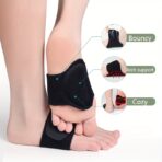 Foot Arch Support Brace Wrap Corrector for Flatfeet compression sleeve strap Arch support braces gel pads（JD009T） - Image 4