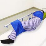 U Shaped Positioning Sheet with Reinforced Handle,Turning Pad Bedridden Patient Turning Device, Turning Bed Sheet Help Turn Over Pad Bed Wedges & Body Positioners for Paralysis Elderly(JD015TB) - Image 7