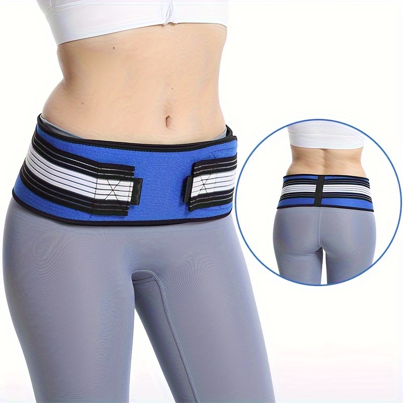 1-93c96043-eefb-499b-8bac-988b6cb6bc6c Adjustable Breathable Anti-Slip Unisex Sciatica Joint Support Hip Belt Sacroiliac Anti Pain Belt for Pelvis Back Pain Relief(JD013PS) - Image 1