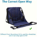 Transfer Belt from Bed to Wheelchair,Car,Stair Transfer, Patient Lift Sling With Handles,Slide Board Transferring for Elderly, Disabled, Adults(JD004FA) - Image 2