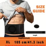 Umbilical Hernia Belt for Women & Men -Abdominal Support Binder with Ventilation Compression Pad -Navel Ventral Epigastric Incisional and Belly Button Hernias Surgery Prevention Aid（JD002HB） - Image 10
