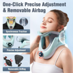 Adjustable Cervical Neck Traction Stretched Device Neck Pain Relief 3 Layer Air Inflatable Cervical Traction Device (JD018C) - Image 5
