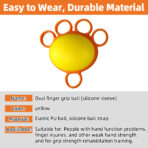 Grip Ball for Hand Strengthening,Rehabilitation Finger Strengthener for Stroke Recovery,Hand Exercisers Ball for Strength Improvement(JD007HE)(JD001HE)) - Image 4
