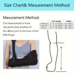 Arm Sling with Thumb Loop,Adjustable Rotator Cuff Support Brace,Shoulder Immobilizer Brace for Upper Arm Fractures and Soft Tissue Injuries(JD006AS) - Image 5