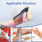 Wrist Brace with Spica Splint Right Hand,Adjustable Wrist Support Finger Splint,Thumb Brace for Quervain's Tenosynovitis,Thumb Strain, Fractures(JD213W) - Image 2