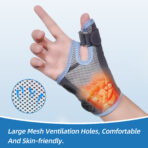 Adjustable Knob Wrist Brace with Spica Splint,Thumb Stabilizer Right Hand for Pain Relief,Thumb Support Brace for Arthritis, Tendonitis,Sports Injuries(JD202W) - Image 7