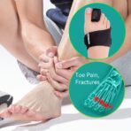 Bunion Corrector for Men and Women Metatarsal Pad Big Toe Separator for Bunions and Hallux Valgus, Silicone, for overlapping toes, reducing friction（JD007T） - Image 3