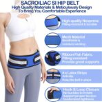 Adjustable Breathable Anti-Slip Unisex Sciatica Joint Support Hip Belt Sacroiliac Anti Pain Belt for Pelvis Back Pain Relief（JD013PS） - Image 2