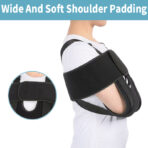 Adjustable Arm Sling for Men and Women, Rotator Cuff Shoulder Brace Supports Including Tear, Fracture, Dislocation,Post Surgery, Shoulder Immobilizer Fits Left and Right Arm (JD010AS)) - Image 4