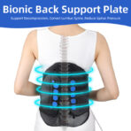 Adjustable Spinal Support Belt for Men,Women Lumbar Support Lower Back Brace,Waist Support for Pain Relief Herniated Disc, Sciatica, Scoliosis(JD113B) - Image 3