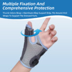 Adjustable Knob Wrist Brace with Spica Splint,Thumb Stabilizer Right Hand for Pain Relief,Thumb Support Brace for Arthritis, Tendonitis,Sports Injuries(JD202W) - Image 5