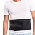 Umbilical Hernia Belt for Women & Men -Abdominal Support Binder with Ventilation Compression Pad -Navel Ventral Epigastric Incisional and Belly Button Hernias Surgery Prevention Aid（JD002HB）