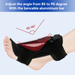 Adjustable Plantar Fasciitis Night Splint Foot Brace Ankle Support and Orthotic Correction Device for Foot Drop（JD031A） - Image 4