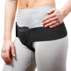 Inguinal Hernia Support Belt for Men Women,Single Side Hernia Belt for Groin Pain Relief, Adjustable Waist Strap Hernia Support Truss with Removable Compression Pads （JD001HB） - Image 2