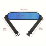 Adjustable Wheelchair Seatbelt for Adults,Medical Wheelchair Safety Harness for Patient Caring, Cushion Wheelchair Restraint Strap with Easy Release Buckle（JD124TB） - Image 5
