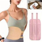 Castor Oil Pack Wrap for Stomach,Adjustable Belt Leakproof Castor Oil Bag, Reusable Essential Oil Care Body Wraps for Stomach（JD001OB） - Image 6