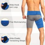 Hip Brace and Groin Support, Adjustable Neoprene Compression Wrap for Pulled Groin Thigh Hamstring Quad Pain Relief, Recovery for Hip Joint Injury, Sciatic Nerve and Hernia, Fits Men and Women（JD002SH） - Image 5