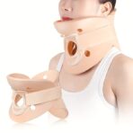 Neck Brace Adult Cervical Collar Split Cervical Spine Fixed Support Adjustable Stretch High Density Foam Neck Brace (JD017C)