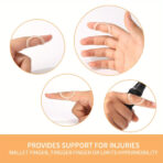 Waterproof Oval Finger Splints Thumb Brace for Arthritis, Trigger Finger,Mallet Fingers,Trigger Finger splints For Thumb, Index, Middle, Pinky or Ring Finger(JD021FS) - Image 3