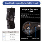 Orthopedic Hinged ROM Knee Brace for Men Women,Knee Support with Side Leg Stabilizers,Knee Immobilizer for Post Surgery,ACL,MCL,PCL, Pain Relief（JD106KN） - Image 5