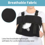 Adjustable Arm Sling for Men and Women, Rotator Cuff Shoulder Brace Supports Including Tear, Fracture, Dislocation,Post Surgery, Shoulder Immobilizer Fits Left and Right Arm (JD010AS)) - Image 5