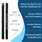 Adjustable Breathable Anti-Slip Sacroiliac Si Joint Support Hip Belt Sacroiliac Belt Pelvic Belt Girdle（JD011PS） - Image 4