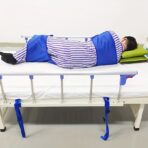 U Shaped Positioning Sheet with Reinforced Handle,Turning Pad Bedridden Patient Turning Device, Turning Bed Sheet Help Turn Over Pad Bed Wedges & Body Positioners for Paralysis Elderly(JD015TB) - Image 5