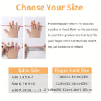 Waterproof Oval Finger Splints Thumb Brace for Arthritis, Trigger Finger,Mallet Fingers,Trigger Finger splints For Thumb, Index, Middle, Pinky or Ring Finger(JD021FS) - Image 5
