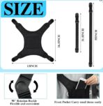 Adjustable Wheelchair Seat Belt for Adults,Wheelchair Chest Harness Safety Belt for Elderly and Disabled,Torso Support Vest Restraint Straps Prevent Sliding（JD106TB） - Image 6