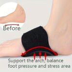 Foot Arch Support Brace Wrap Corrector for Flatfeet compression sleeve strap Arch support braces gel pads（JD009T） - Image 3