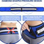 Adjustable Breathable Anti-Slip Unisex Sciatica Joint Support Hip Belt Sacroiliac Anti Pain Belt for Pelvis Back Pain Relief（JD013PS） - Image 4