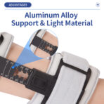 Hinged ROM Knee Brace for Women Men, Post Op Knee Immobilizer with Side Stabilizers, Adjustable Knee Orthopedic Support for Arthritis, ACL, MCL（JD111KN） - Image 7