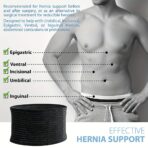 Adjustable Umbilical Hernia Belt for Women and Men with Hernia Support Pad ersonalized Fit, Breathable Back Support, For Left/Right Sides（JD004HB） - Image 6