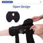 Orthopedic Hinged ROM Knee Brace for Men Women,Knee Support with Side Leg Stabilizers,Knee Immobilizer for Post Surgery,ACL,MCL,PCL, Pain Relief（JD106KN） - Image 6