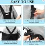 Adjustable Wheelchair Seat Belt for Adults,Wheelchair Chest Harness Safety Belt for Elderly and Disabled,Torso Support Vest Restraint Straps Prevent Sliding（JD106TB） - Image 7