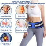Adjustable Breathable Anti-Slip Unisex Sciatica Joint Support Hip Belt Sacroiliac Anti Pain Belt for Pelvis Back Pain Relief（JD013PS） - Image 5