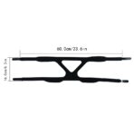 CPAP Headgear Replaces Universal Ultralight Comfort Gel Full Mask Replacement Part Breath Machine Head Band Fit for Respironics Resmed Resmart Without Clips, Blue(JD204C) - Image 4