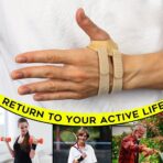 Wrist & Thumb Support Brace,Thumb Splint for Arthritis,Tendonitis & Sports Injury Recovery,Adjustable Straps for Hand-Wrist Protection(JD311W) - Image 5