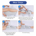 3-Panel Knee Immobilizer Full Leg Support Brace,Adjustable Leg Brace for Knee,Aluminum alloy Straight Knee Splint for Knee Postoperative Injury（JD105KN） - Image 8