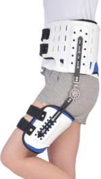 Hip Abduction Brace Dislocation of Hip Abduction Orthosis Adult Hinged Hip Abduction Orthosis Post Op Hip Protector Stabilizer Compression Support,Left（JD006SH） - Image 3