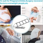 Bed Ladder Assist Pull Up Sit Up with Handles, Bed Assistant to Get Out of Bed,Adjustable Bed Rope Ladder Helper for Seniors, Pregnant, Handicap, Injury(JD108TB-1) - Image 4