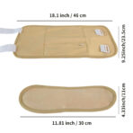 Castor Oil Pack Wrap for Stomach,Adjustable Belt Leakproof Castor Oil Bag, Reusable Essential Oil Care Body Wraps for Stomach（JD001OB） - Image 3