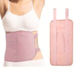 Castor Oil Pack Wrap for Stomach,Adjustable Belt Leakproof Castor Oil Bag, Reusable Essential Oil Care Body Wraps for Stomach（JD001OB）