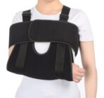 Adjustable Arm Sling for Men and Women, Rotator Cuff Shoulder Brace Supports Including Tear, Fracture, Dislocation,Post Surgery, Shoulder Immobilizer Fits Left and Right Arm (JD010AS))